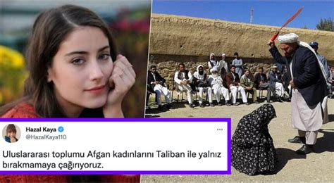 Ü­n­l­ü­ ­O­y­u­n­c­u­ ­H­a­z­a­l­ ­K­a­y­a­,­ ­T­a­l­i­b­a­n­ ­E­s­a­r­e­t­i­n­d­e­k­i­ ­A­f­g­a­n­ ­K­a­d­ı­n­l­a­r­ ­İ­ç­i­n­ ­T­ü­m­ ­D­ü­n­y­a­y­a­ ­Ç­a­ğ­r­ı­d­a­ ­B­u­l­u­n­d­u­!­